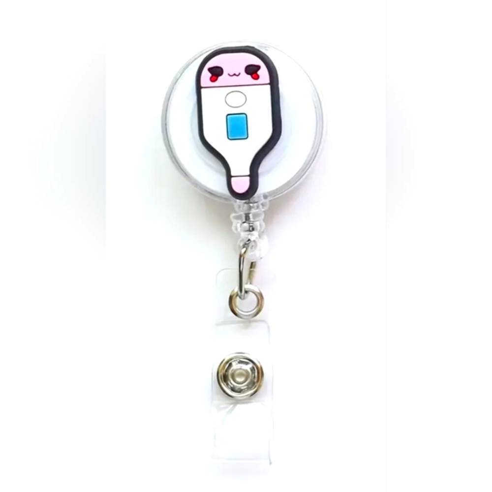 Thermometer Badge Clip
